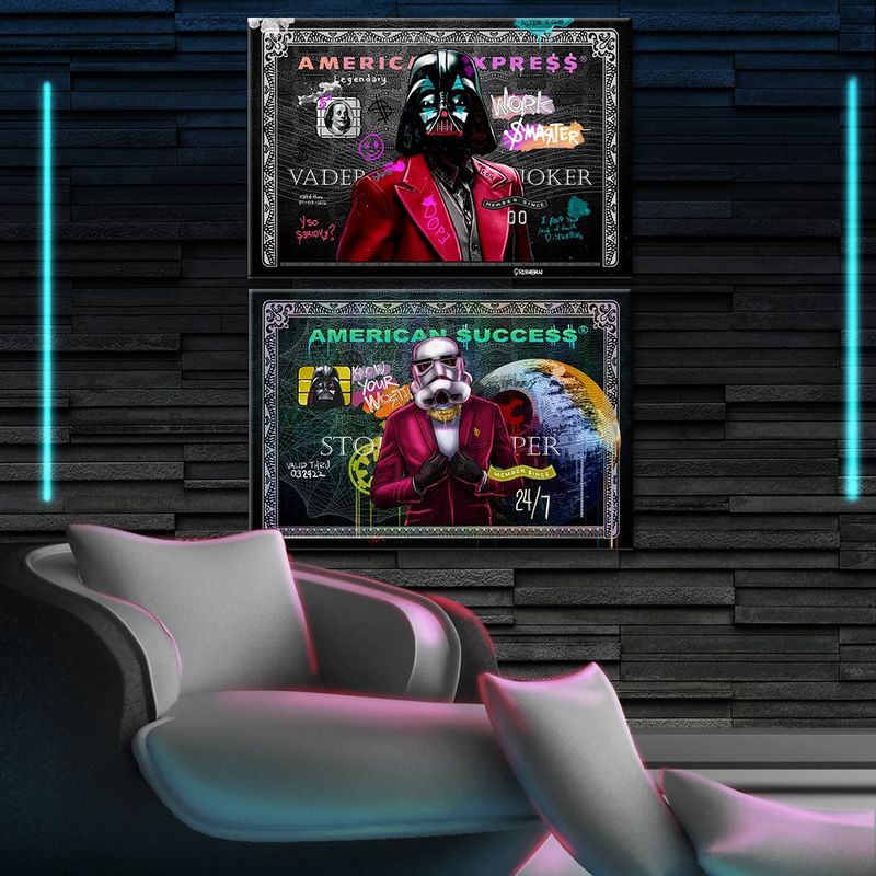 Work Smarter + Know Your Worth Wall Art Set